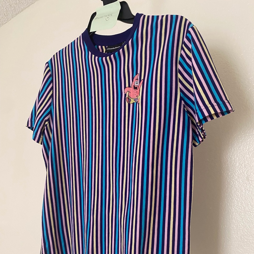 Sponge Bob Patricio Striped Tshirt